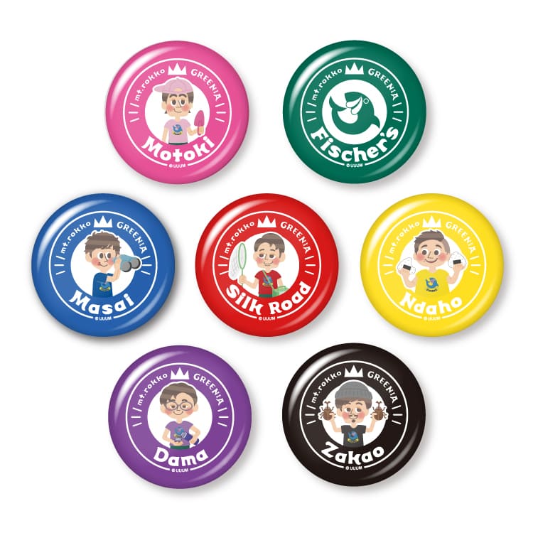 フィッシャーズ　ランダム缶バッジ (GREENIA Ver.)