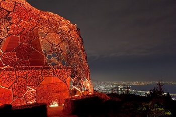 六甲山光のアート「Lightscape in Rokko」~秋バージョン「秋は夕暮れ」~