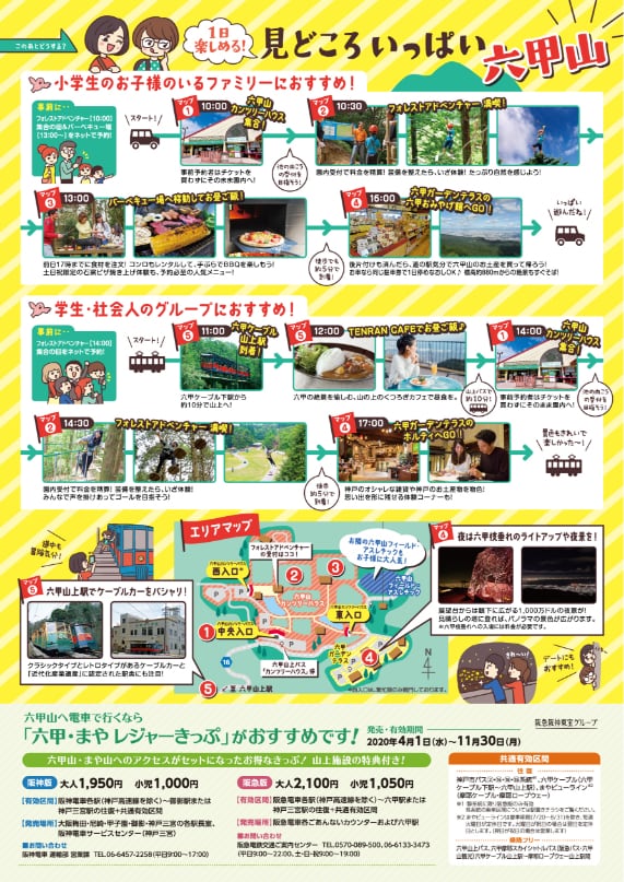 1日楽しめる！見どころいっぱい 六甲山