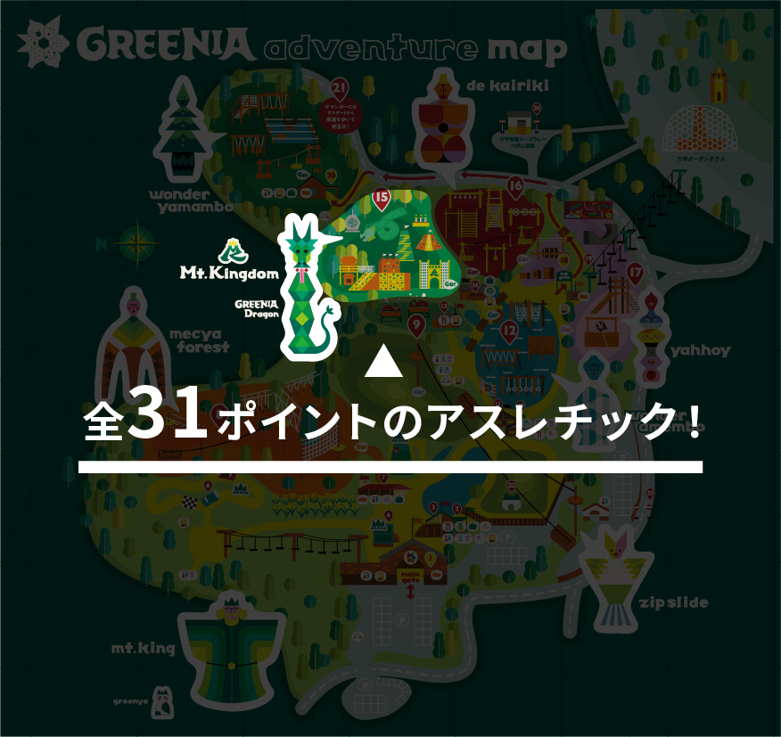 ロールプレイングアスレチック（Mt. Kingdom） マップ